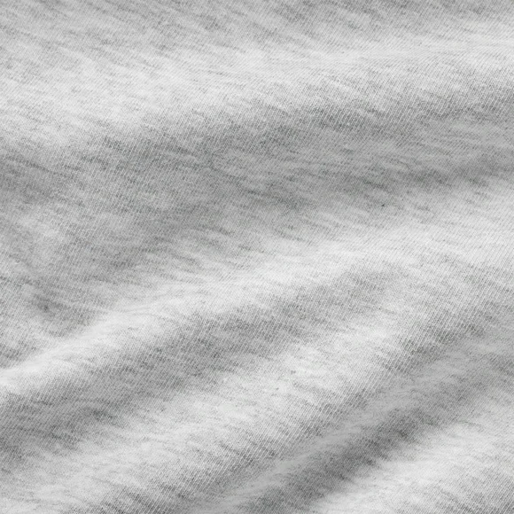 SKIMS Fitted Stretch Cotton Jersey Short Sleeve Tee - Light Heather Grey - Picture 4 of 4